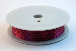 "Gamma" Проволока для бисера металл DG- 025 d 0. 25 мм 10 м №09 ярко- сиреневый