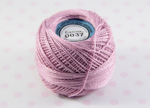 Пряжа Ирис 100% хлопок 10г 82м №0037 св.сиреневый