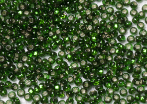 Бисер Чехия круглый 10/0 50г 57060 изумрудный