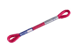 Нитки для вышивания " Gamma" мулине 100% вискоза 8 м R3105 т- малиновый