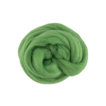 " Gamma" TFS- 050 " Шерсть для валяния" 100% полутонкая шерсть 50г №0582 зел. яблоко