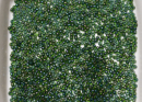 Бисер Япония круглый 11/0 10г 0249 перидот/изумруд, окрашенный изнутри
